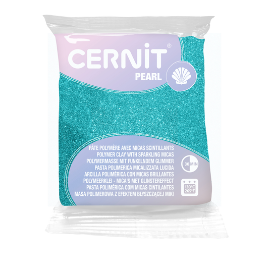 Arcilla Polimérica Cernit Pearl Verde | Acabado Perlado Profesional