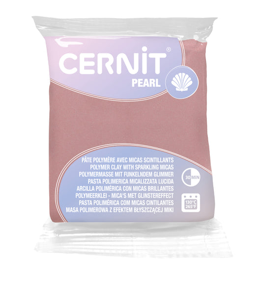 Arcilla Polimérica Cernit Pearl Rosa | Acabado Perlado Profesional