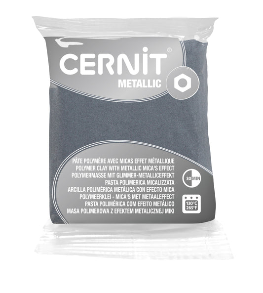 Arcilla Polimérica Cernit Metallic Plata | Acabado Metálico Profesional