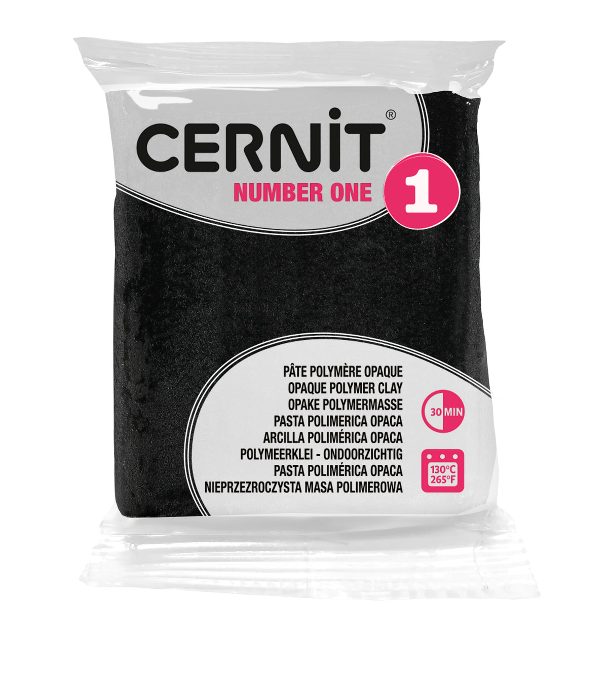 Arcilla Polimérica Cernit One Negro | Acabado Mate Profesional