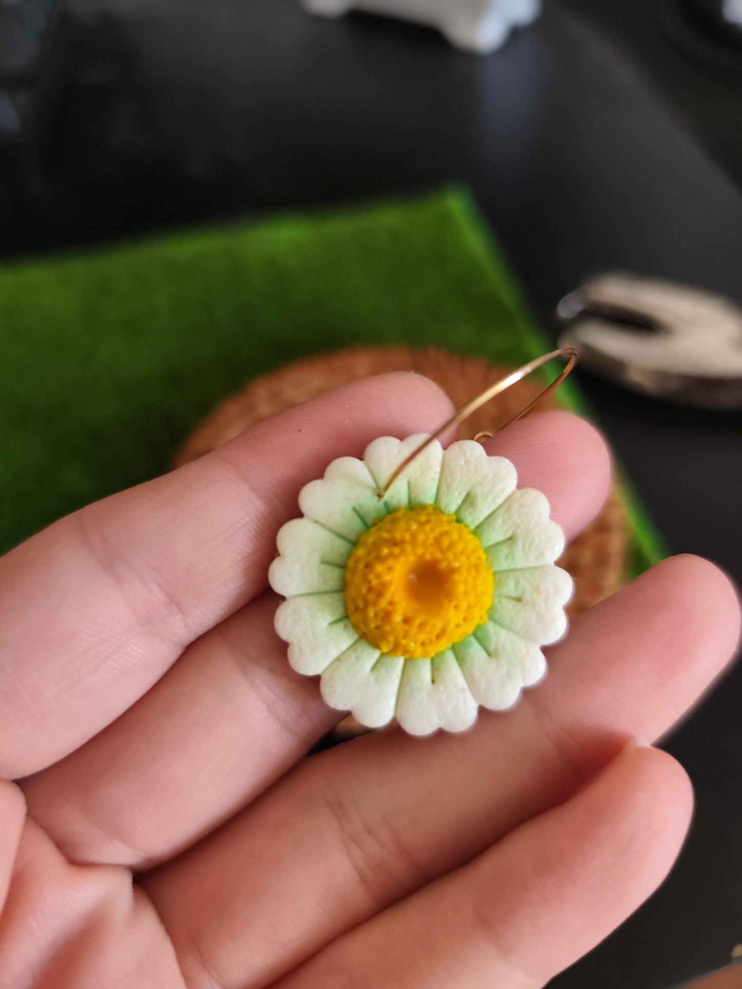 Aros con margarita