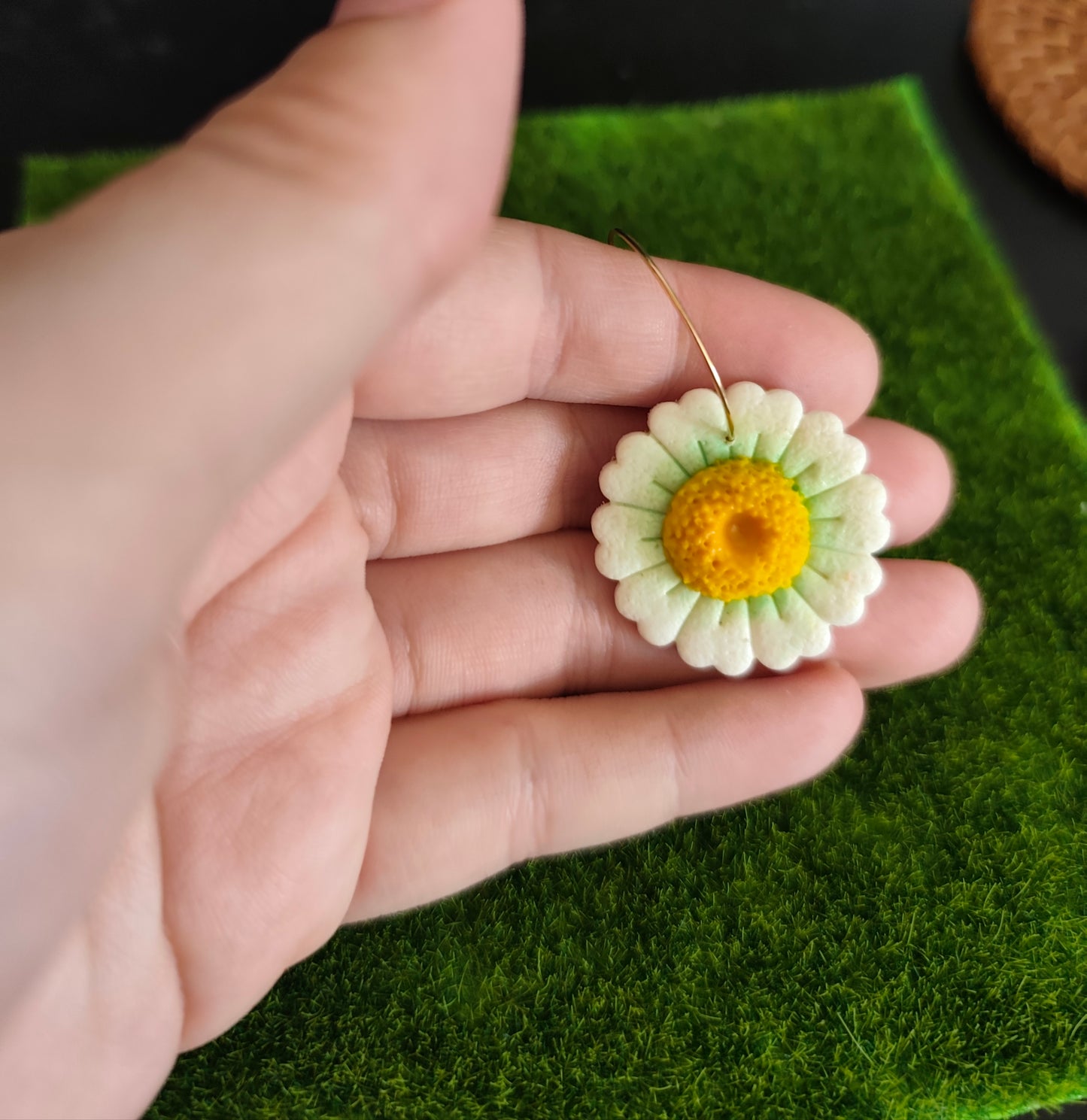 Aros con margarita