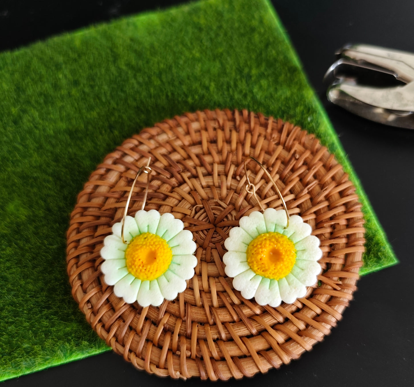 Aros con margarita