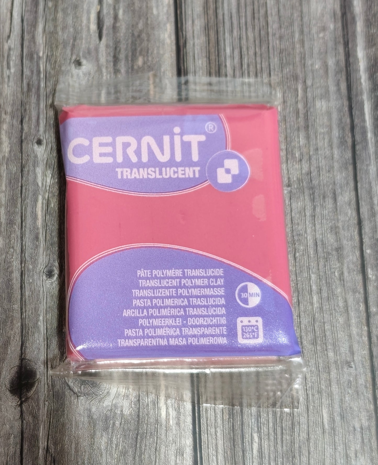 Arcilla Polimérica Cernit Translucent Granada | Acabado Semitransparente Profesional