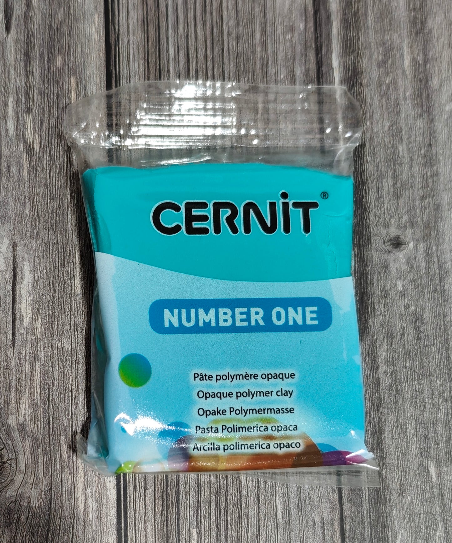 Arcilla Polimérica Cernit One Verde Turquesa | Acabado Mate Profesional