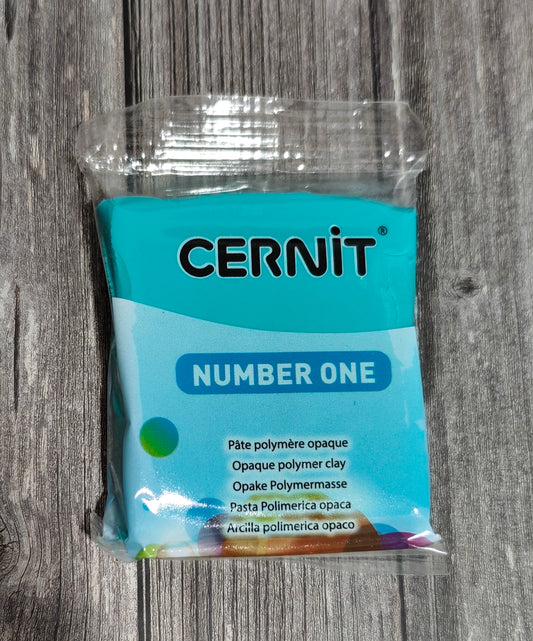Arcilla Polimérica Cernit One Verde Turquesa | Acabado Mate Profesional
