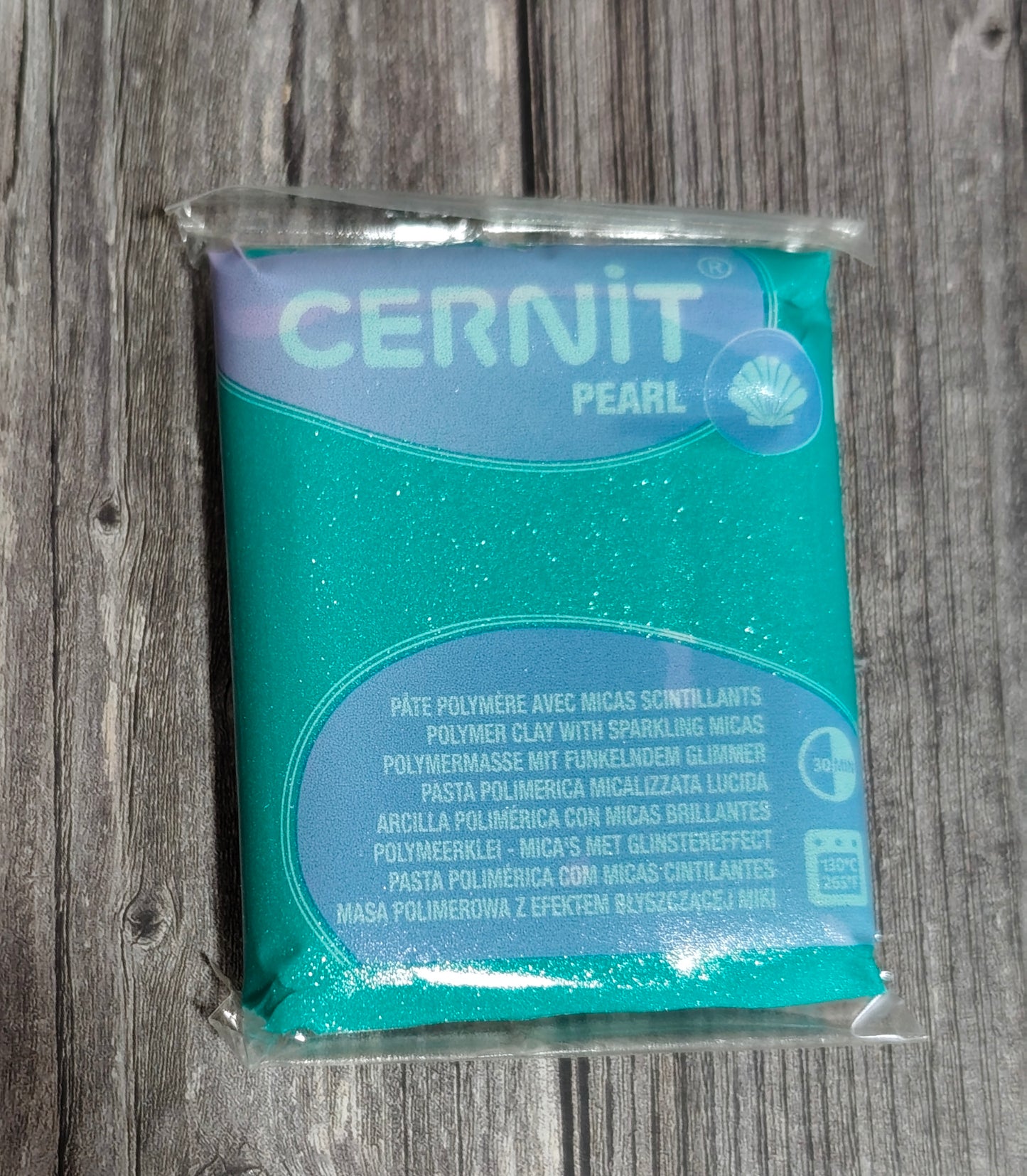 Arcilla Polimérica Cernit Pearl Verde | Acabado Perlado Profesional