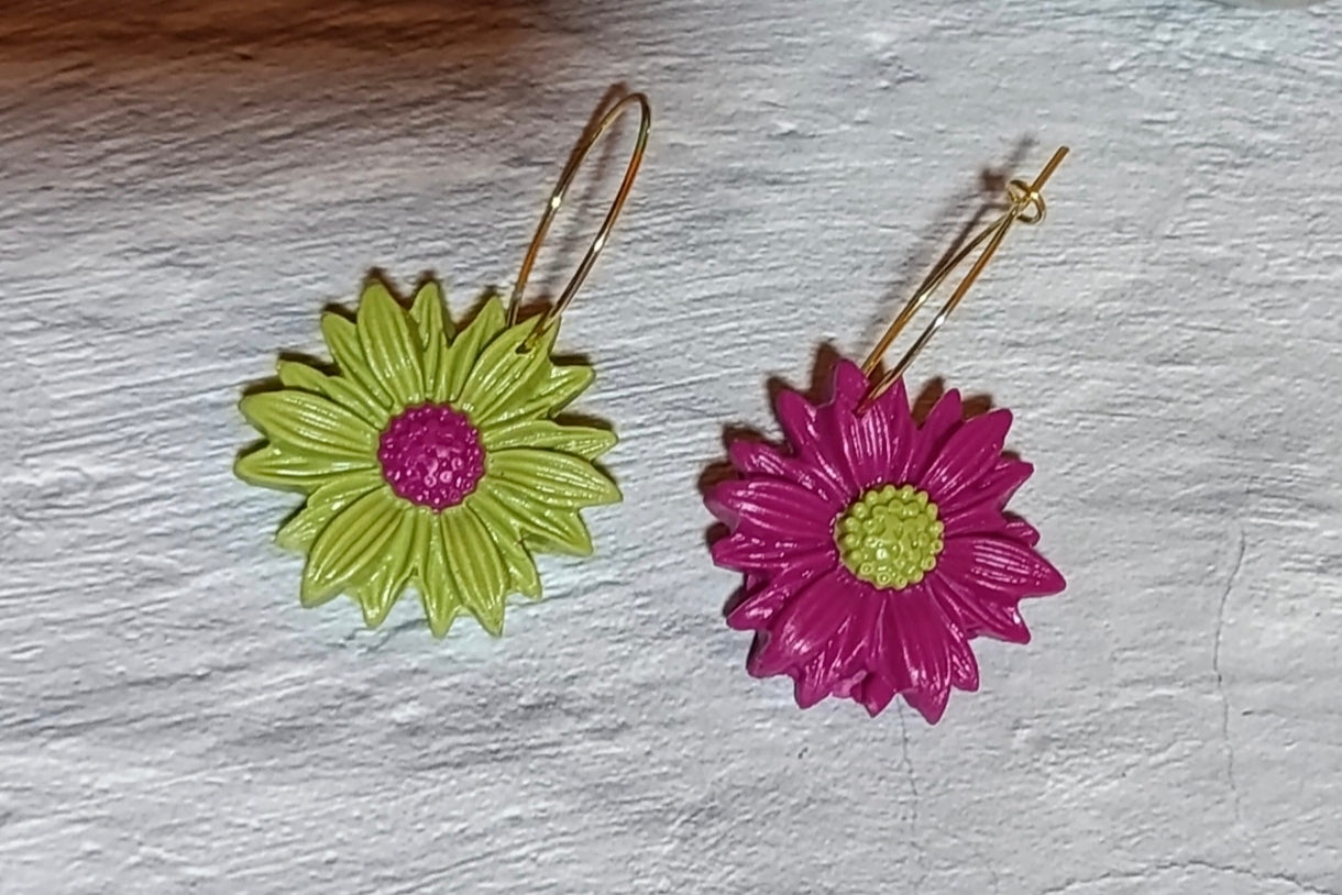 Pendientes Margarita Inversa