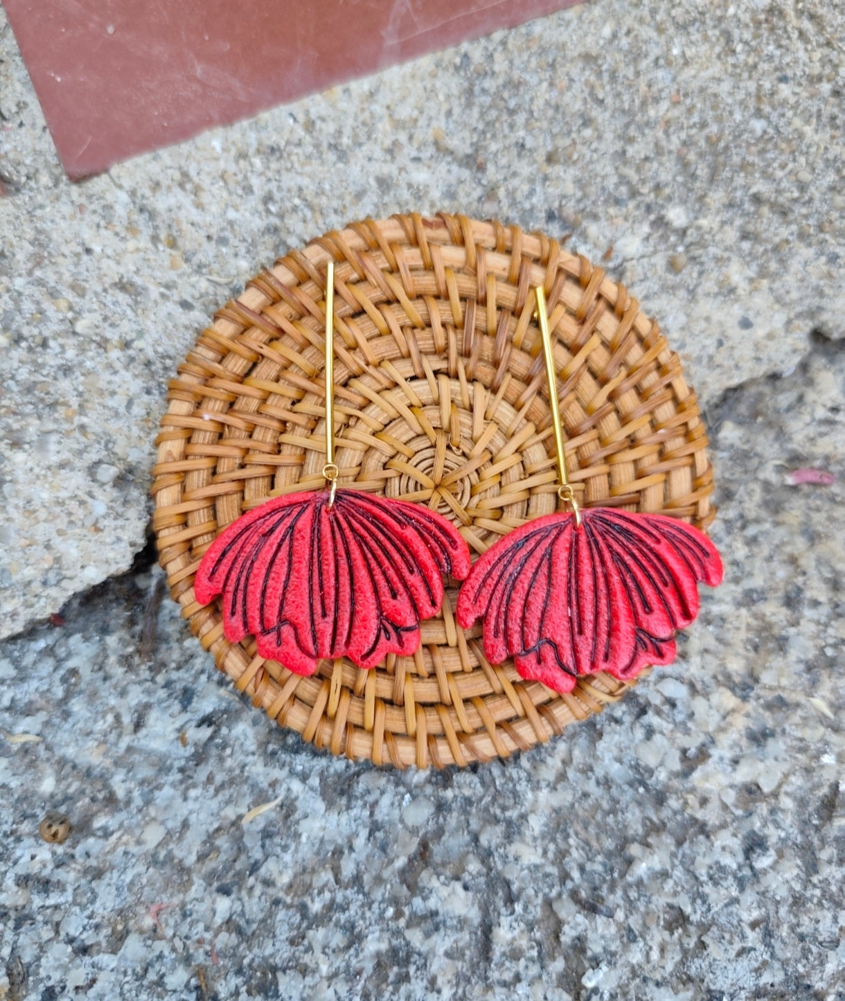 Pendientes Amapola Colgante