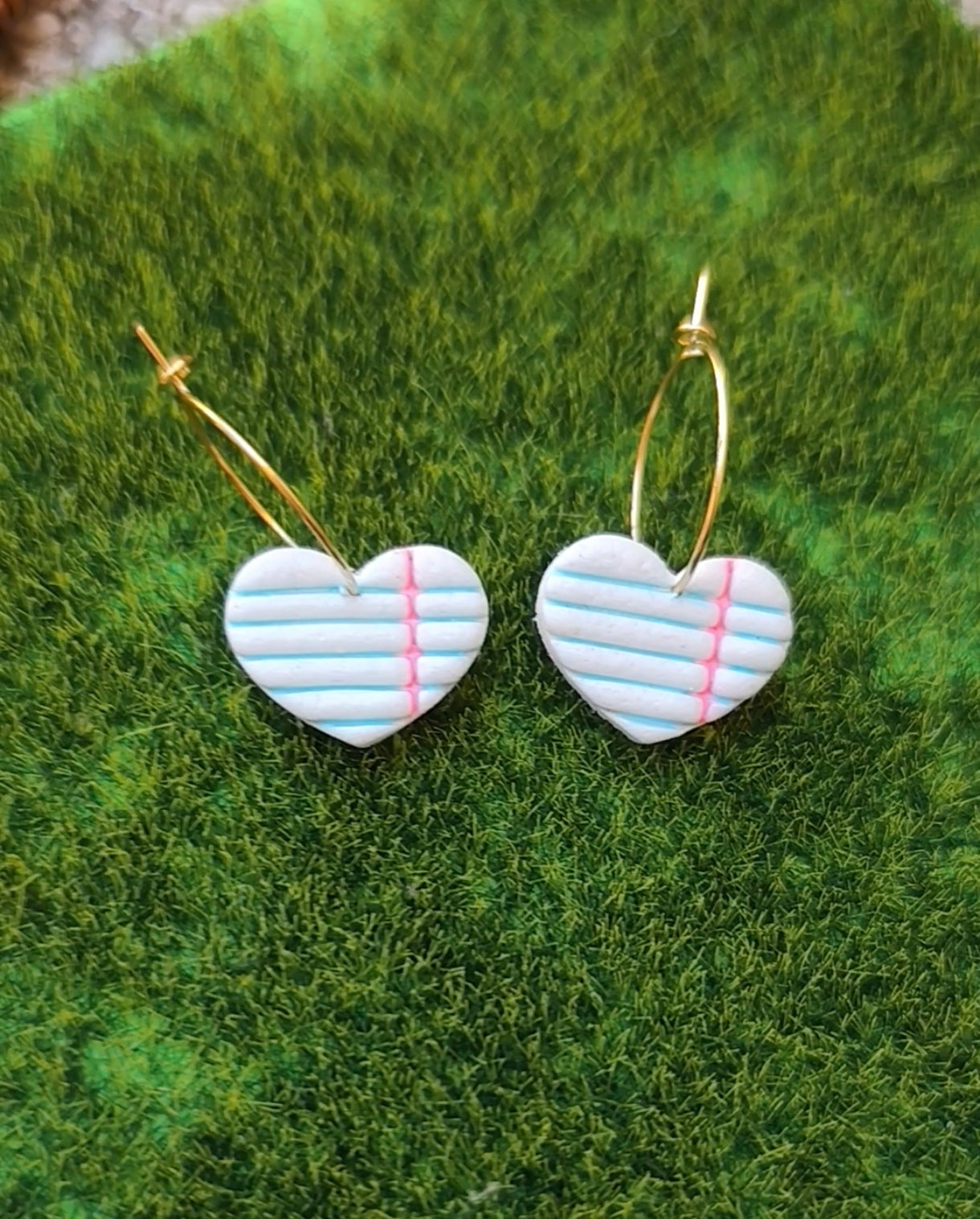 Pendientes Corazón de Libreta | Regalo para Profesora