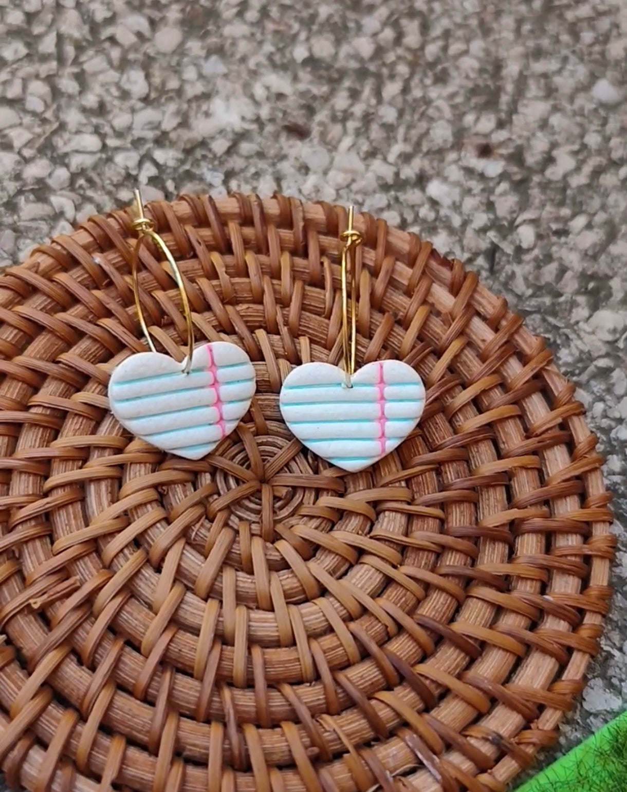 Pendientes Corazón de Libreta | Regalo para Profesora