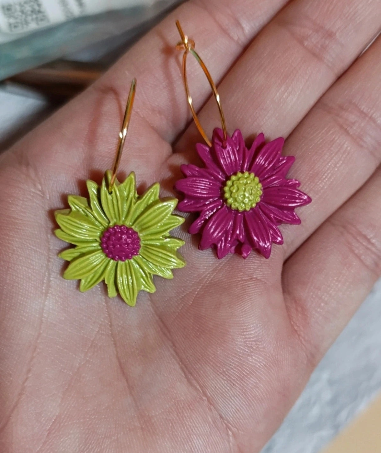 Pendientes Margarita Inversa