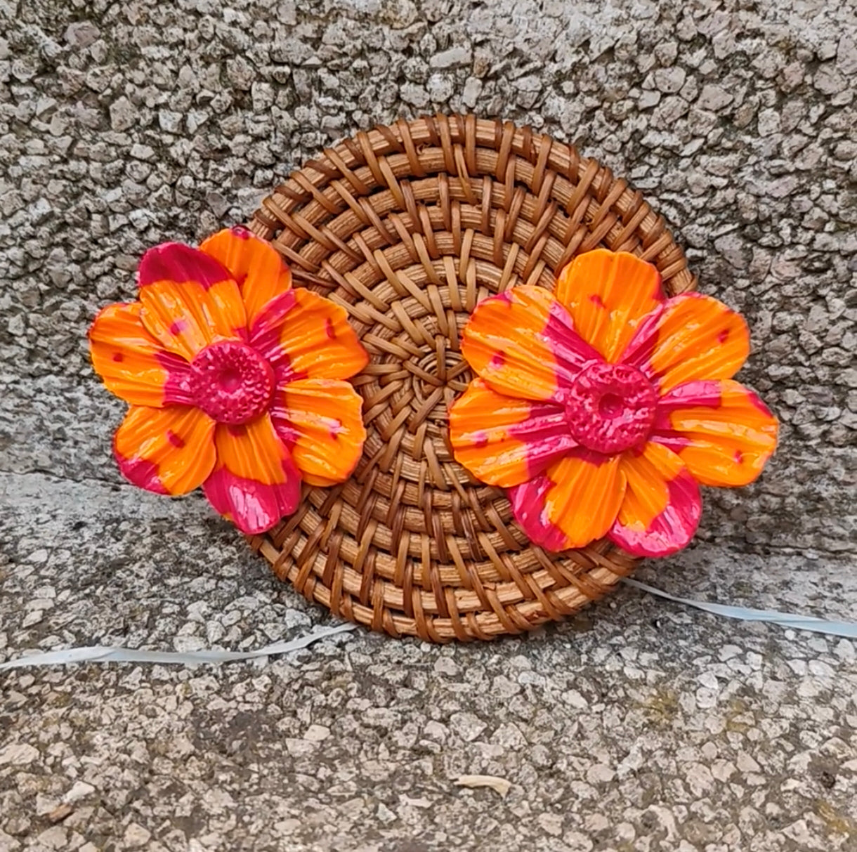 Pendientes Flor Neón 7 Pétalos
