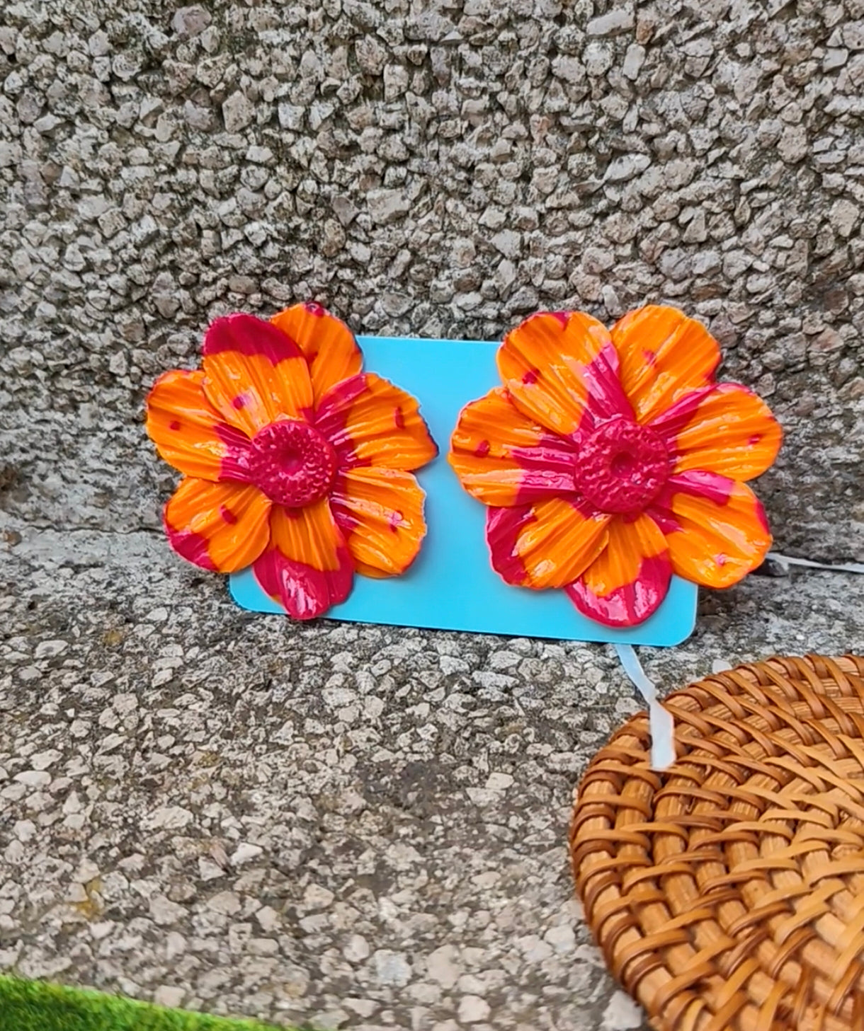 Pendientes Flor Neón 7 Pétalos