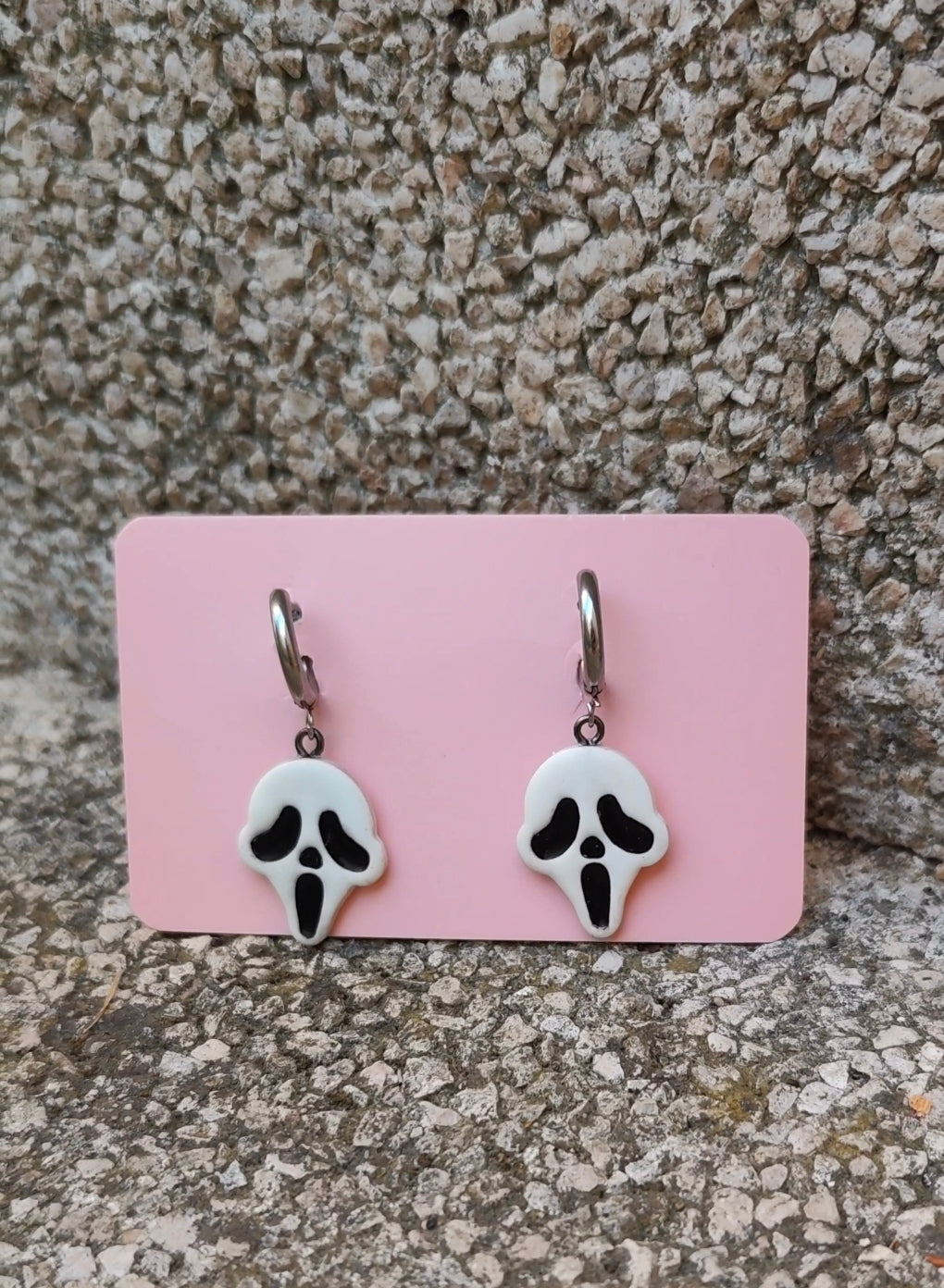 Pendientes Ghostface Scream · Halloween Edición Limitada
