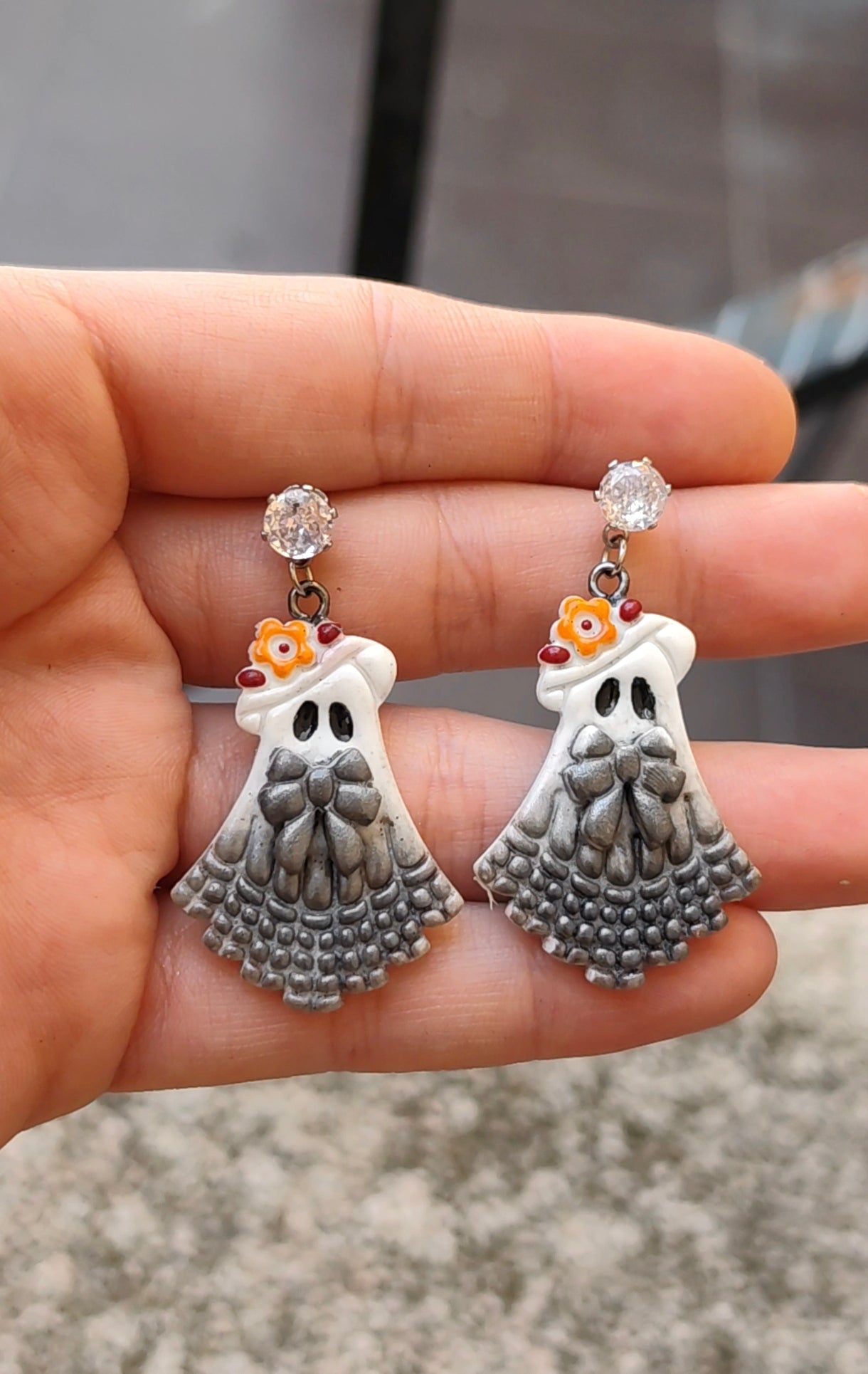 Pendientes Dama Fantasma · Halloween Edición Limitada