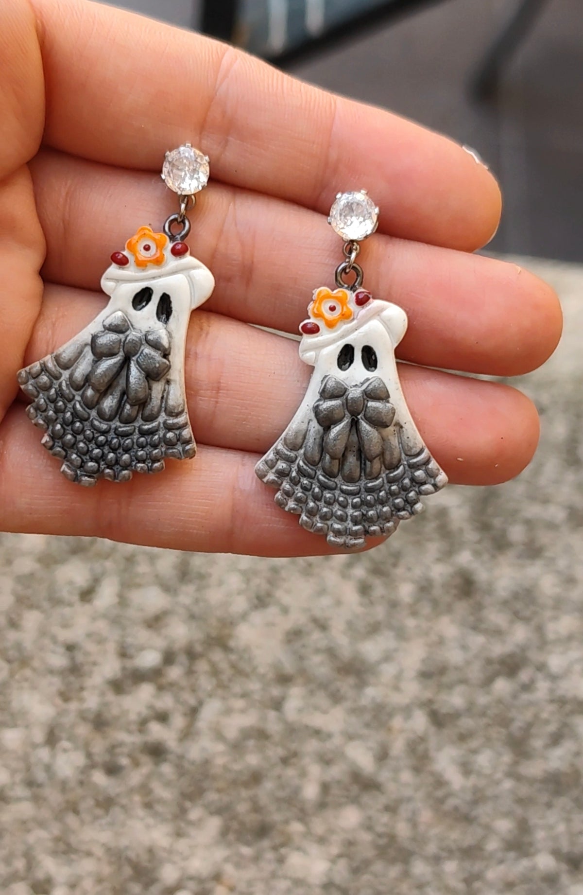 Pendientes Dama Fantasma · Halloween Edición Limitada